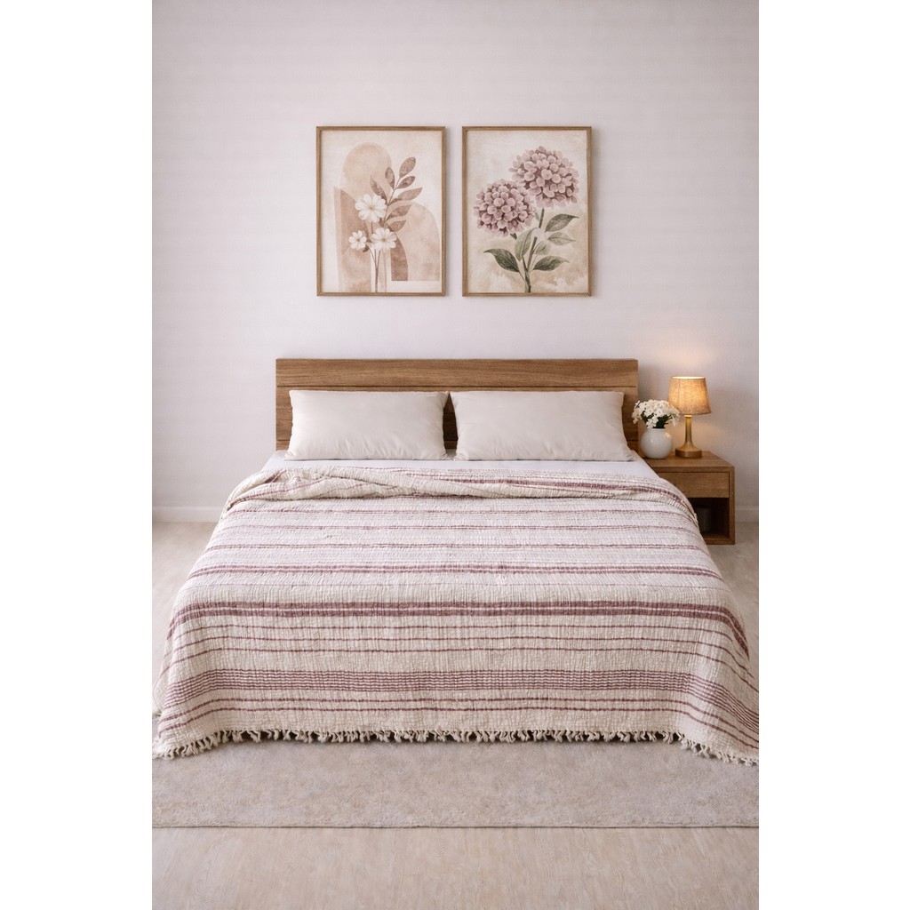 Medaillon Home Yeşil 4 Katlı Müslin %100 Pamuklu Çift Taraflı Yatak Örtüsü - Pike 220X240 - Gül Kurusu - 220 x 240 cm SSD / Solid State Drive Fiyatı