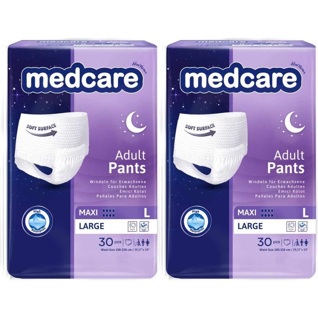 Medcare Maxi Emici Külot 8 Damla Large 60 Adet 2*30 Luk Paket - L Hasta Bezleri ve Temizliği Fiyatı