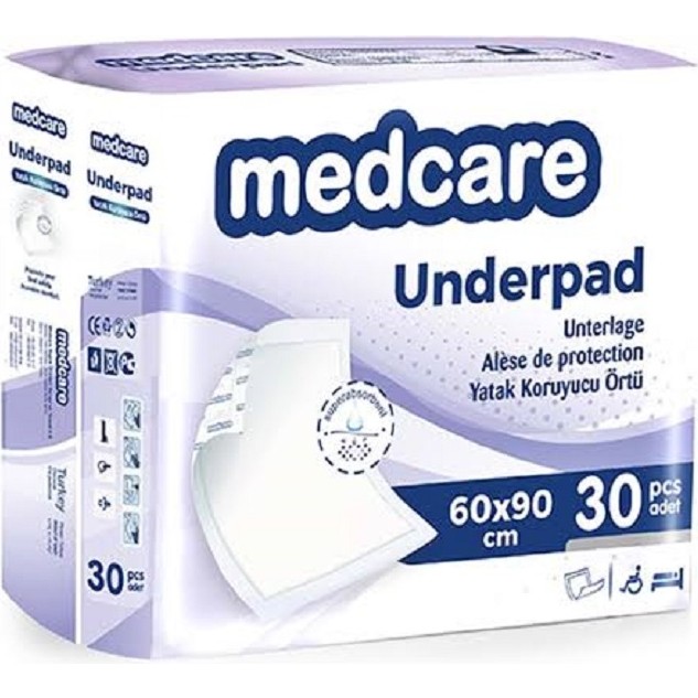 Medcare Yatak Koruyucu 60 x 90 - 30 Adet Alez / Yatak Koruyucu Fiyatı