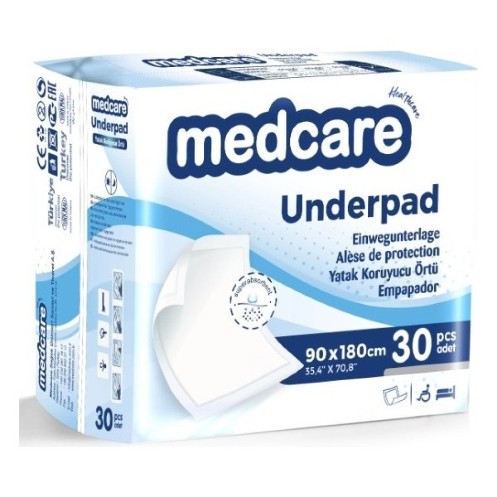Medcare Yatak Koruyucu 90*180 30 Adet - 90 x 180 cm Alez / Yatak Koruyucu Fiyatı