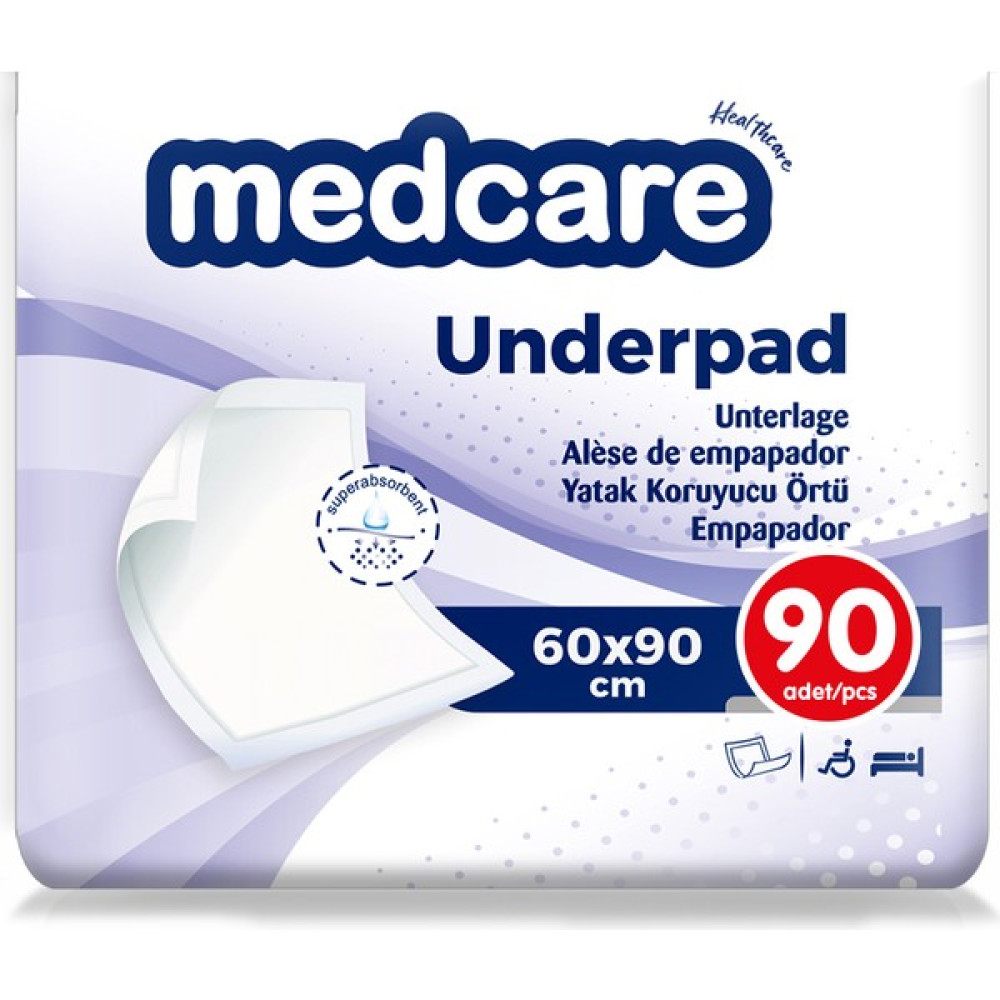 Medcare Yatak Koruyucu Mega Paketi 60X90 90 Adet Hasta Bezleri ve Temizliği Fiyatı