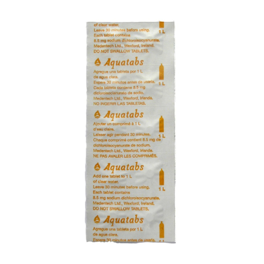 Medentec Aquatabs Dogada Hayatta Kalma 8,5Mg. Su Aritma Tableti Kamp Aksesuarı Fiyatı