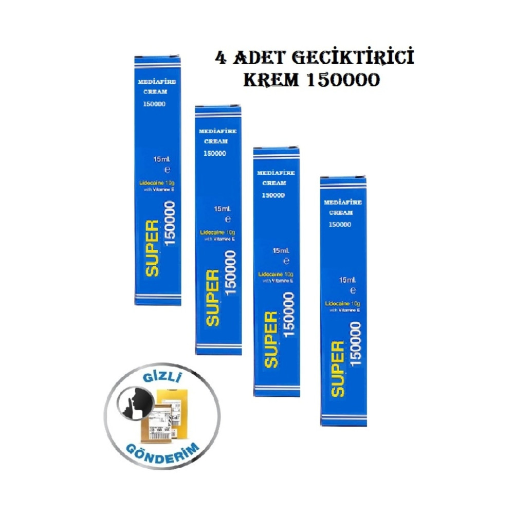 MediaFire 4 Adet Geciktirci Krem 150000super Kayganlaştırıcı Jel Fiyatı