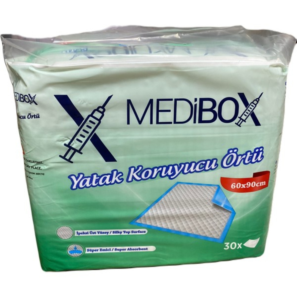 Medibox Yatak Koruyucu Örtü 60x90cm 30lu 2 Paket 60 Adet - L Hasta Bezleri ve Temizliği Fiyatı