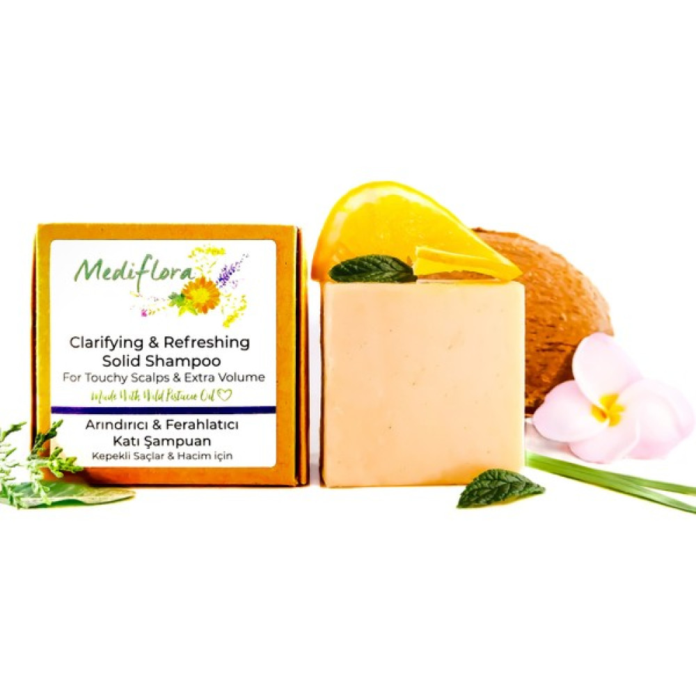 Mediflora Arındırıcı & Ferahlatıcı Katı Şampuan - Kepekli Saçlar & Hacim Için - 110 gr Şampuan ve Saç Kremi Fiyatı