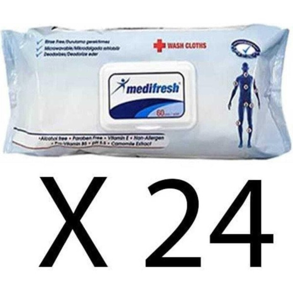 Medifresh Hasta Sil 50'Li Vücut Temizleme Bezi 24'Lü Set Hasta Bezleri ve Temizliği Fiyatı