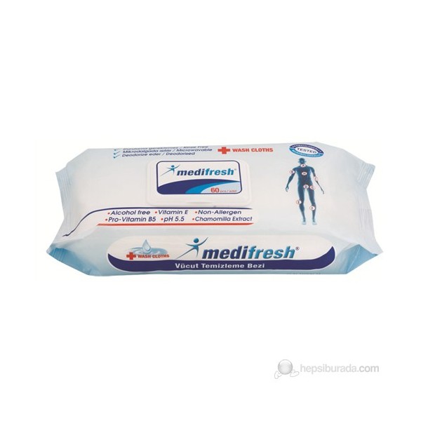 Medifresh Vücut Temizleme Bezi Hasta Bezleri ve Temizliği Fiyatı