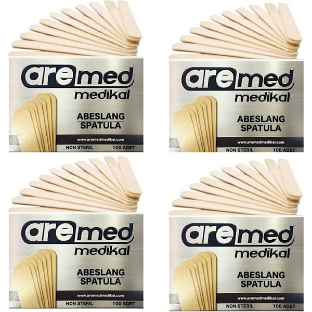 Medikal Abeslang Ahşap Dil Çubuğu - Ağda Spatulası 4×100'LÜ Okul Malzemeleri Fiyatı