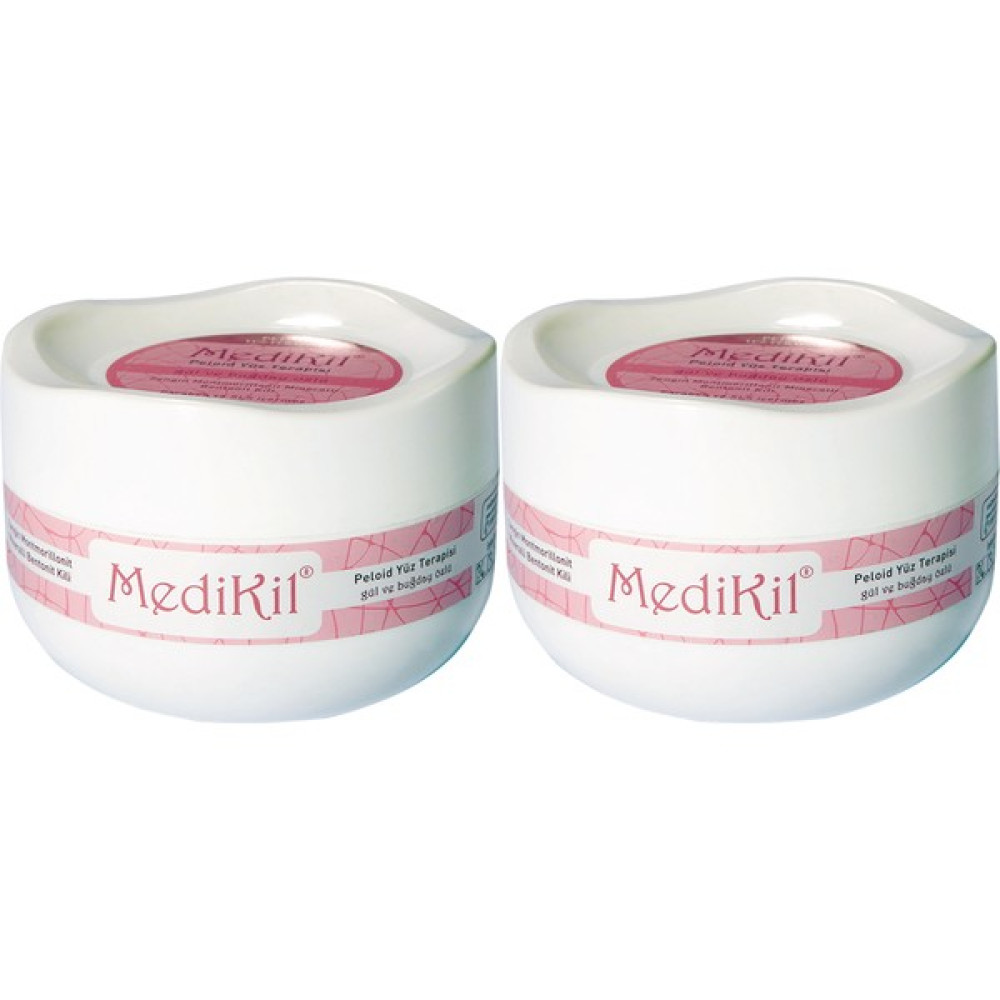 Medikil Peloid Yüz Terapisi / Gül ve Buğday Özlü Bentonit Kili x 2 Adet Maskeler Fiyatı