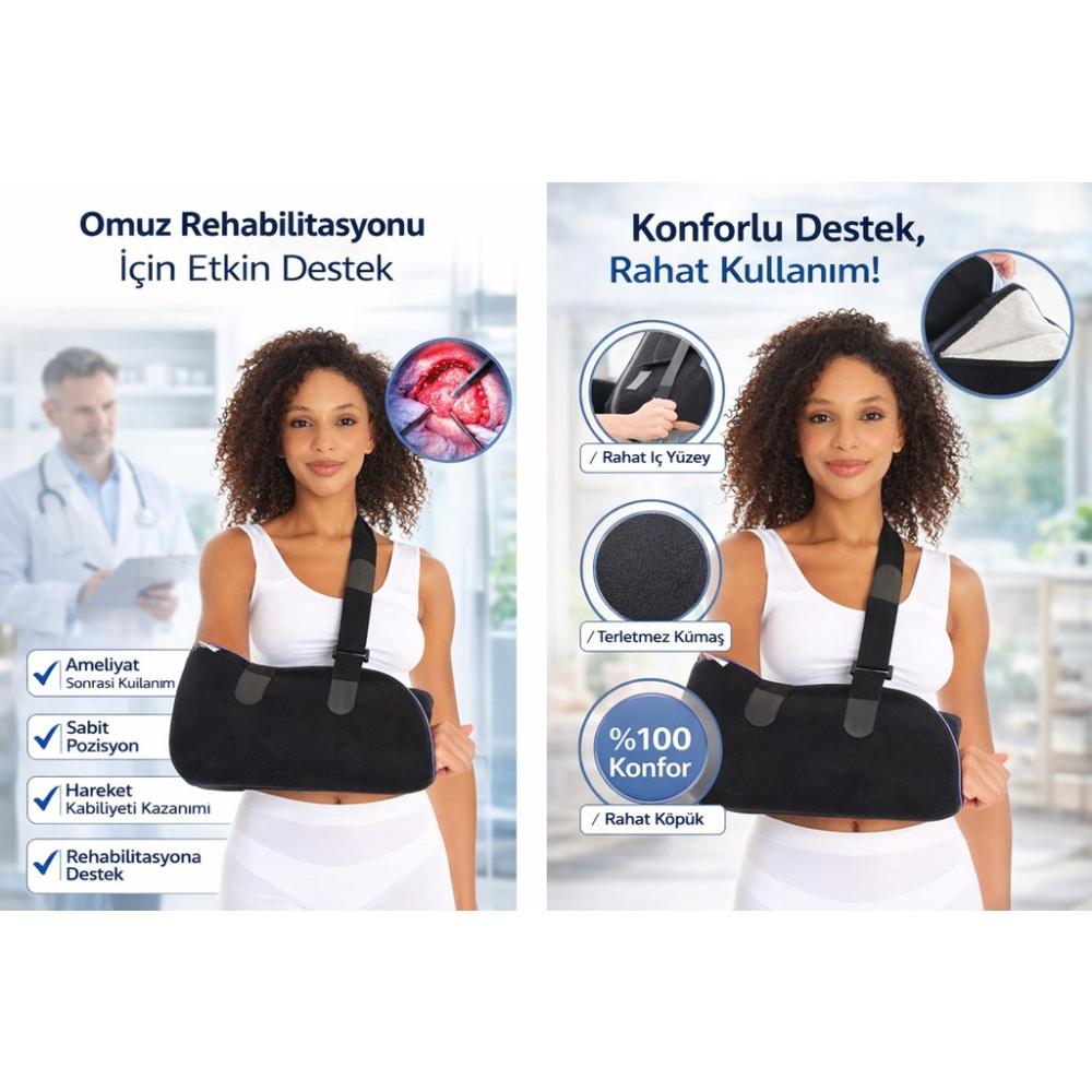 Medilabs Postoperatif 30 Derece Omuz Askısı Rotator Cuff Destek Aparatı Korse Fiyatı