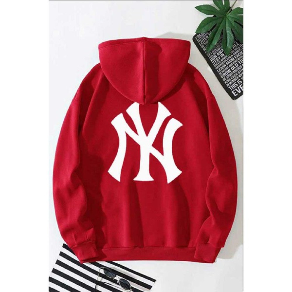 Medinenur Ön Arka Ny Baskılı Kapüşonlu Sweatshirt Erkek Sweatshirt Fiyatı