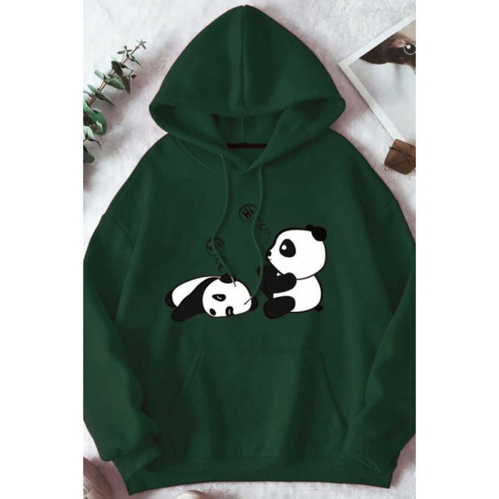 Medinenur Unisex Uykucu Panda Baskılı Sweatshirt Bayan Sweatshirt Fiyatı