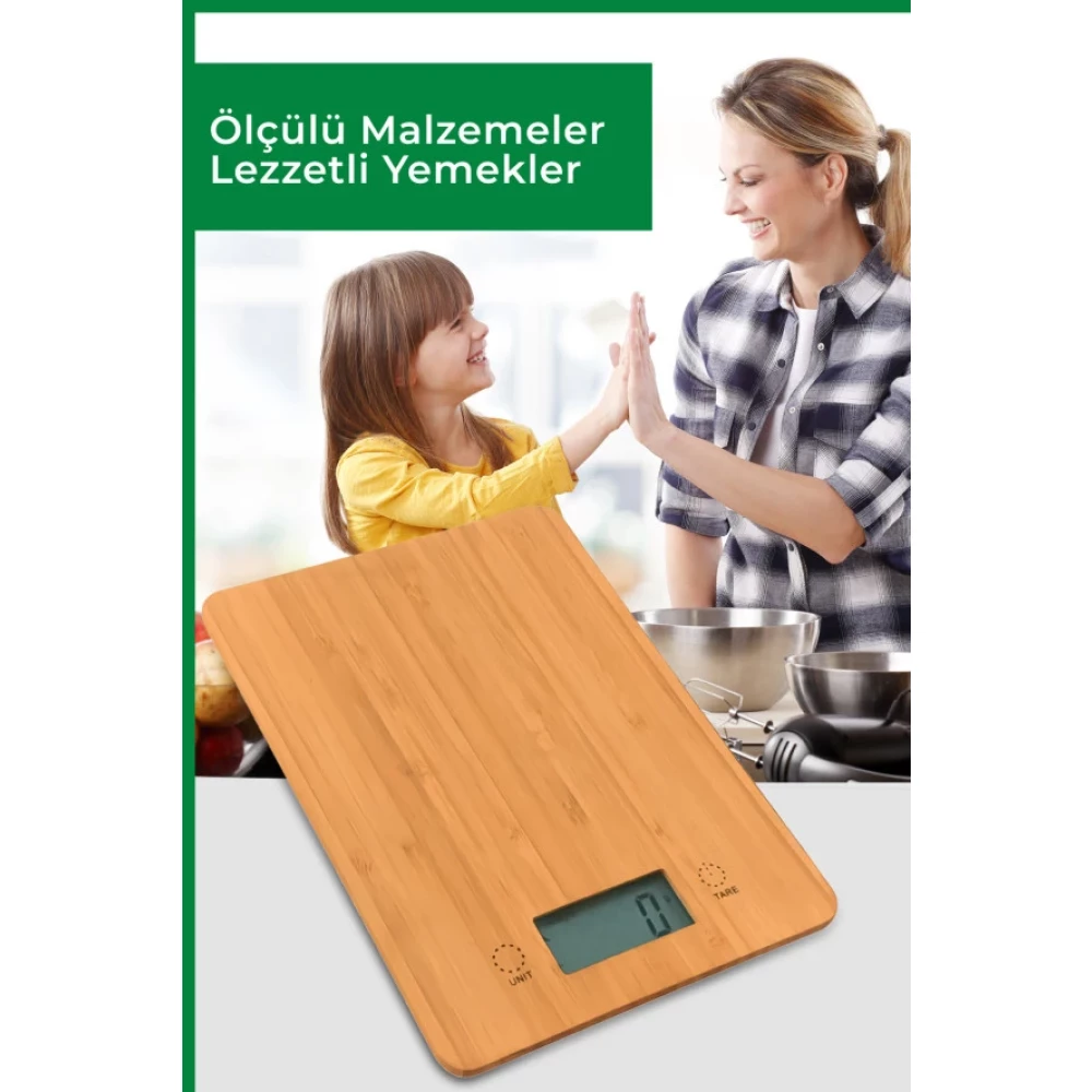 Medisana Genis Led Ekranli Dijital Hassas 1Gr-5Kg Bambu Mutfak Tartisi Terazisi 48430 Baskül & Tartılar Fiyatı
