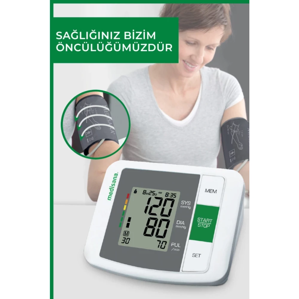 Medisana Mtm 48670 Alman Tasarim Kol Tipi Dijital Tansiyon Aleti - 3 Yil Garantili Medikal Ürünler Fiyatı