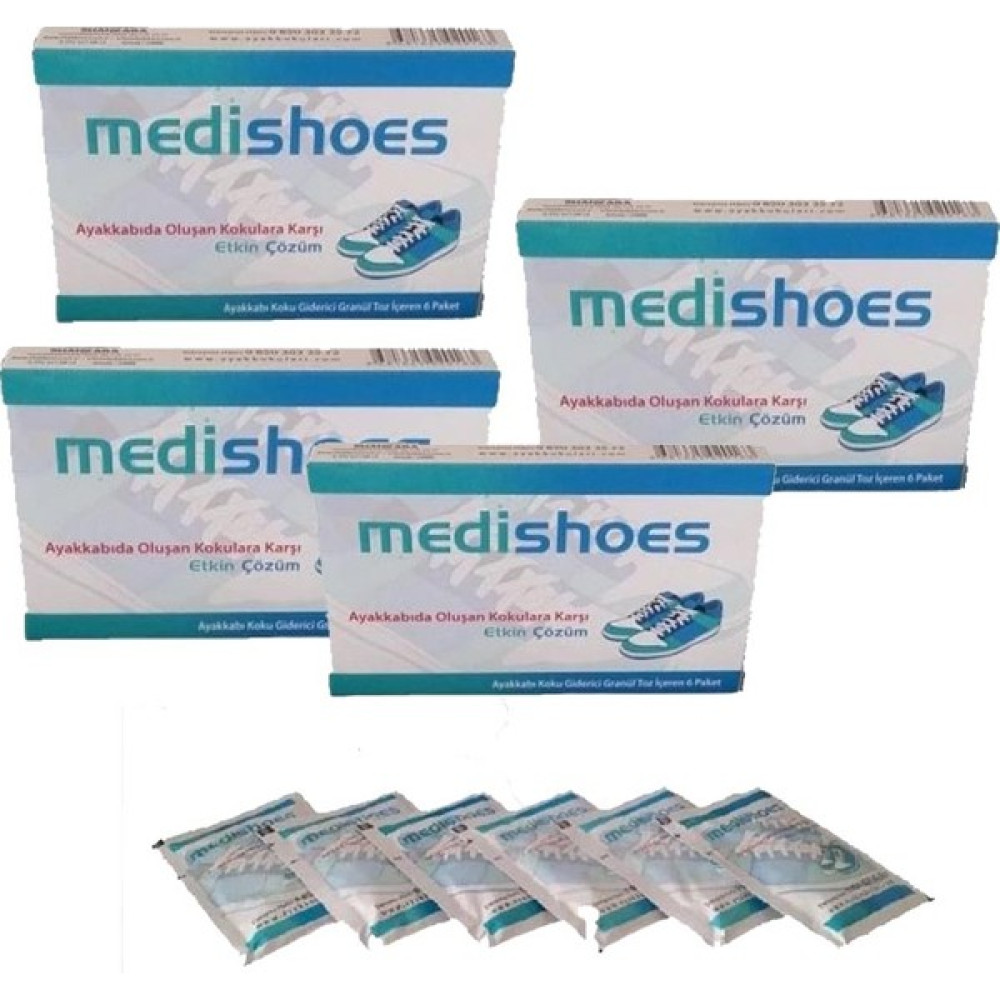 Medishoes Ayakkabı Koku Giderici Granül Toz Içeren 6 Paket X 4 Adet Oto Boyaları Fiyatı