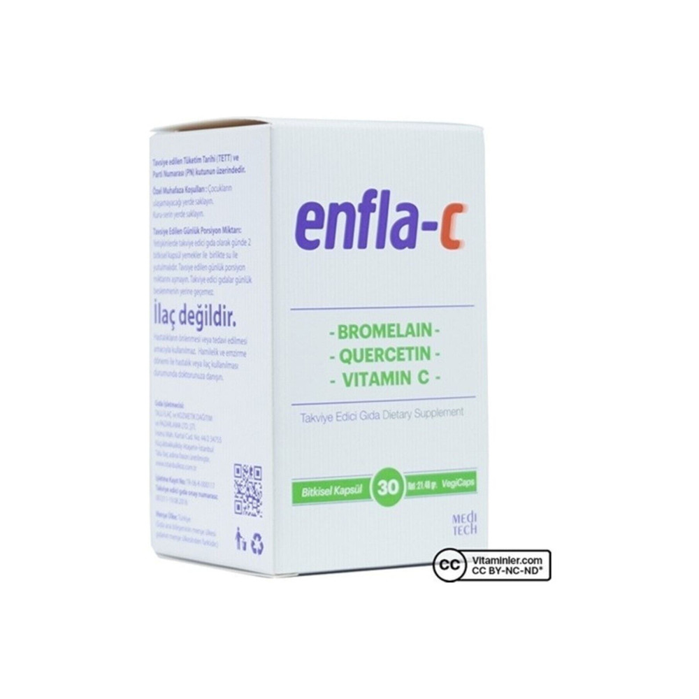 MediTech Enfla-c 30 Kapsül Sağlık / Diyet Fiyatı