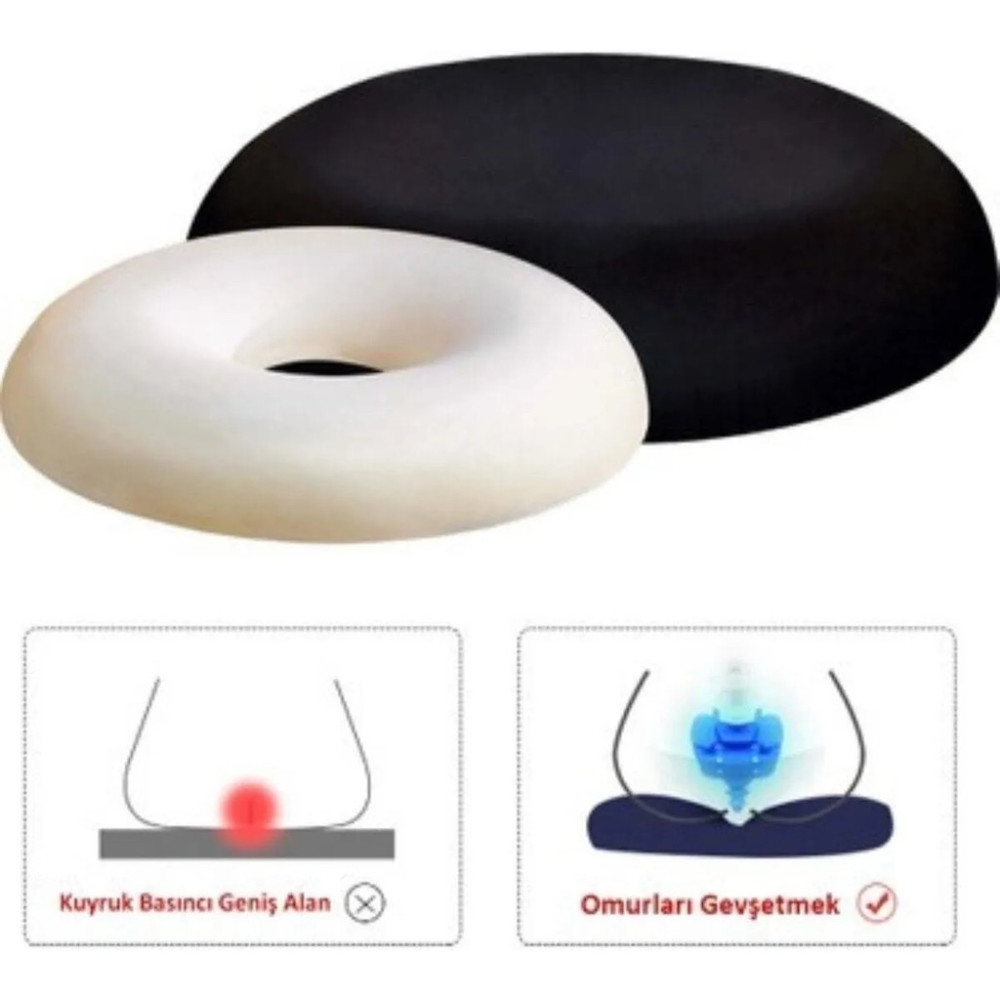 Mediterian Ortopedik Minderi Oturma Simidi Simit Yastık - 10 x 30 cm - 10 x 43 cm Yastık Fiyatı