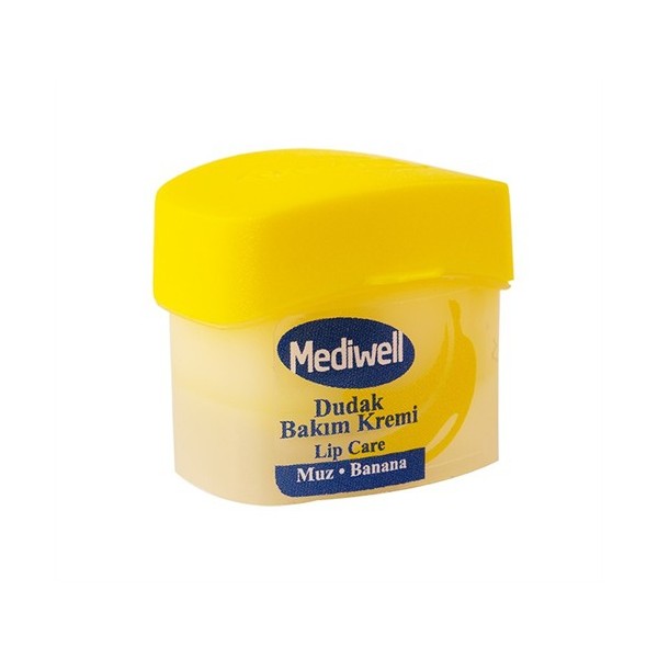 Mediwell Dudak Bakım Kremi 5 gr - Muz Aromalı Dudak Bakımı / Koruyucu Fiyatı