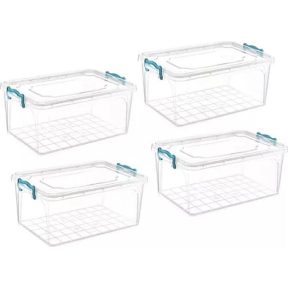 Medplast 15 Lt Kiler Box Saklama Kabı 4 Adet Saklama Kapları Fiyatı