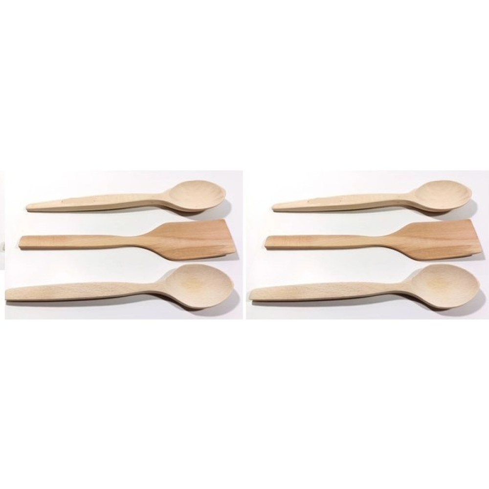 Medpride Ahşap Kaşık - Sıpatula 3 Set (27 Cm) Mutfak Gereçleri Fiyatı