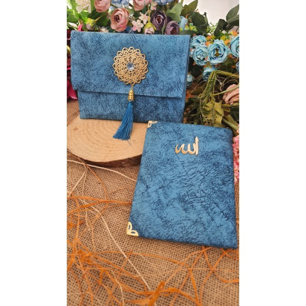 Medrese Yayınları Çantalı Kadife Yasin Cüzü Kitabı 18X13,5 cm 128SAYFA Sesli Dinleme Dogum Mevlit Hediyes Petrol Nubuk Anne, Bebek Fiyatı
