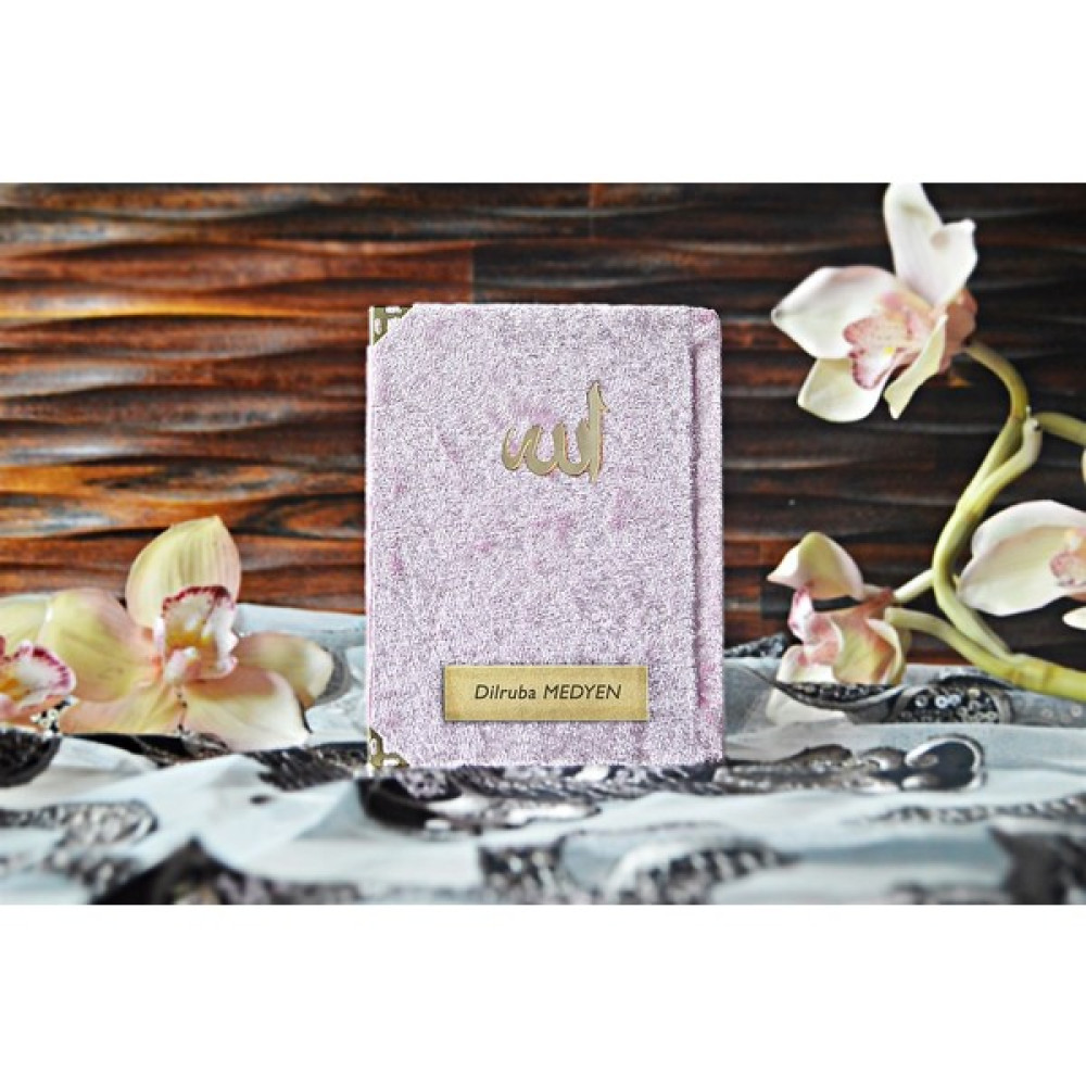 Medrese Yayınları Kadife Yasin Cüzü Şamua Kagıt 12X16 cm 128 Sayfa Bebe Pembe Sesli Dogum Cenaze Mevlit Hediyesi Anne, Bebek Fiyatı
