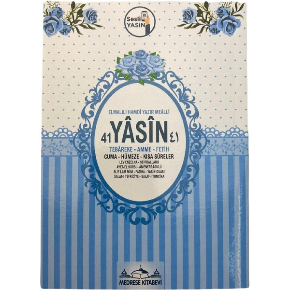 Medrese Yayınları Yasin Kitabı Cüzü Çanta Boy 80 Sayfa Sesli Dinleme Özelligi Dogum Cenaze Mevlit Hediyesi Mavi Anne, Bebek Fiyatı