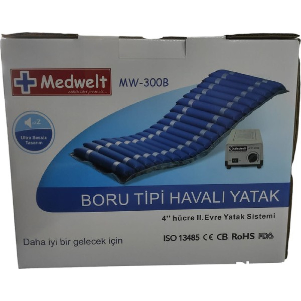 Medwelt Boru Tipi Havalı Yatak - 86 x 200 x 9,5 cm Yatak Fiyatı