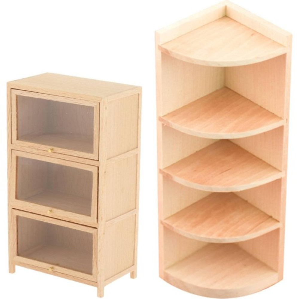 Meetsue 1:12 Dollhouse Mobilya Dolabı Bebekleri Ev Kitaplık Aksesuarları (Yurt Dışından) Bebek Oyuncakları Fiyatı