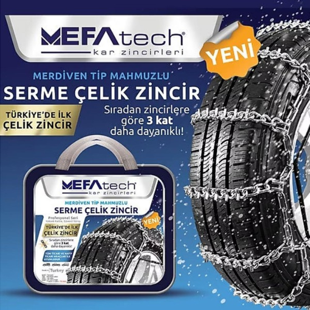 Mefa Merdiven Serme Kar Patinaj Zinciri NO750X16 215/75X17,5 Lastik Zinciri Fiyatı