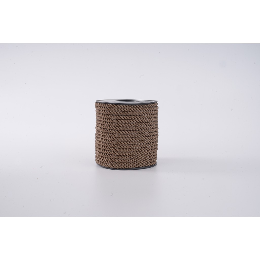 Mefaks Tekstil 3mm Polyester Kordon İp 25 Metre | Makrome & Örgü İpi - Koyu Vizon Diğer Fiyatı