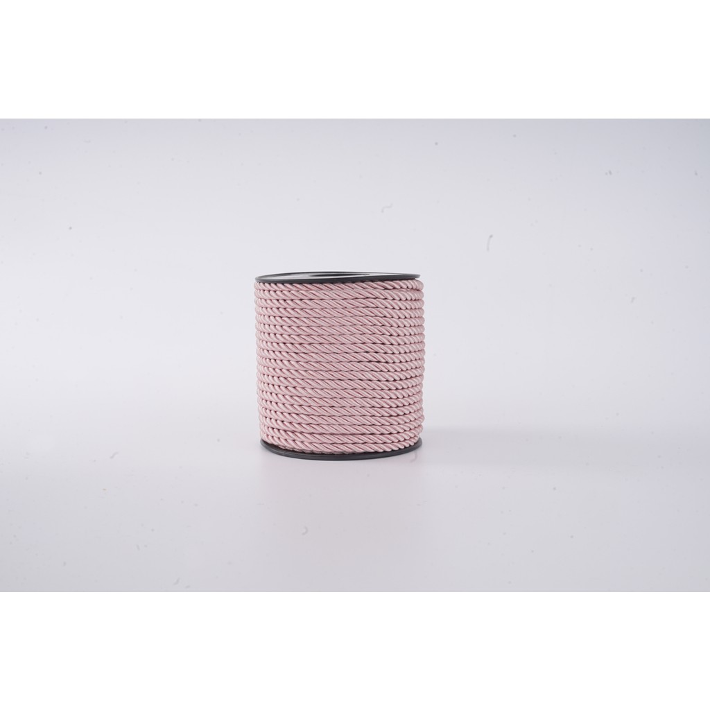 Mefaks Tekstil 3mm Polyester Kordon İp 25 Metre | Makrome & Örgü İpi - Pembe 004 Diğer Fiyatı
