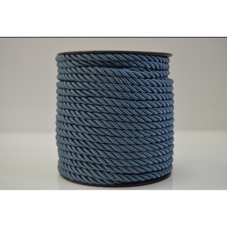 Mefaks Tekstil 3mm Polyester Kordon İp 25 Metre | Makrome & Örgü İpi - Petrol Mavisi 022 Diğer Fiyatı