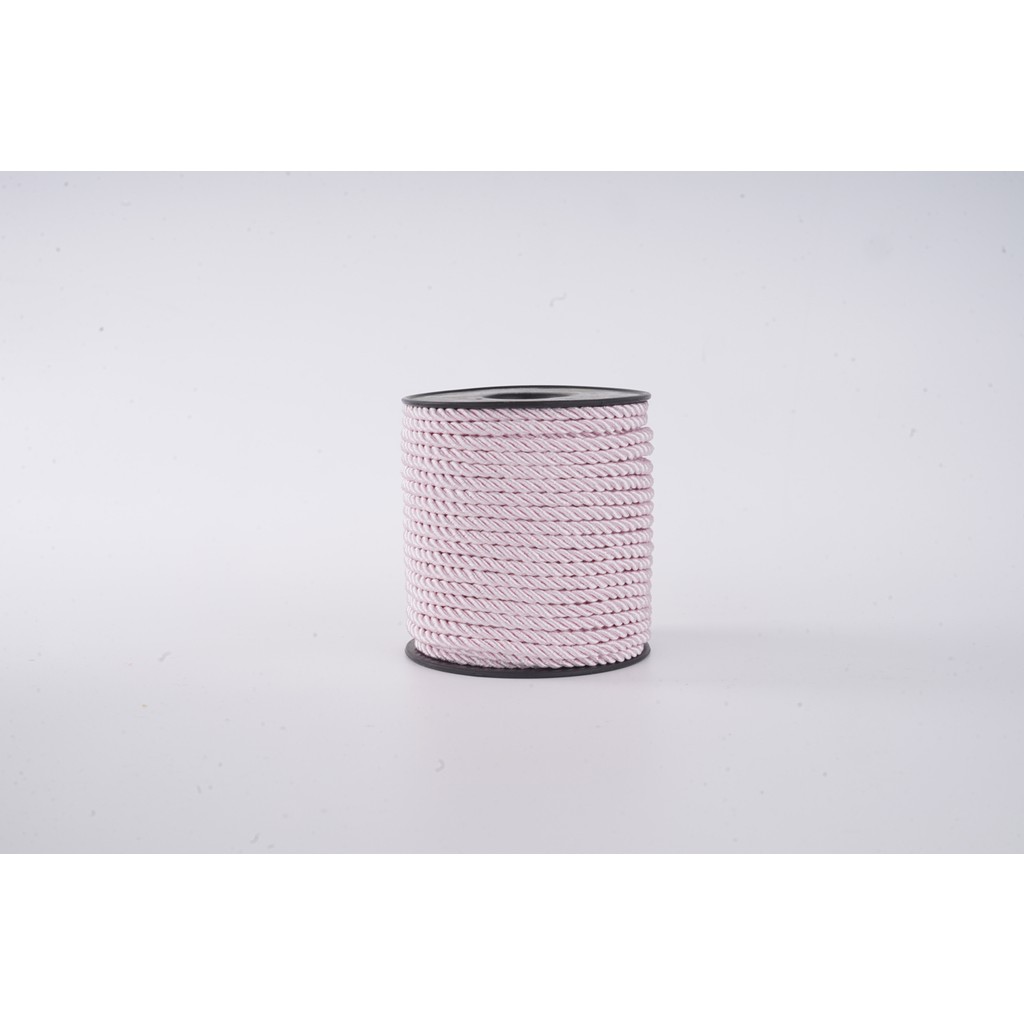 Mefaks Tekstil 3mm Polyester Kordon İp 25 Metre | Makrome & Örgü İpi - Pudra Diğer Fiyatı