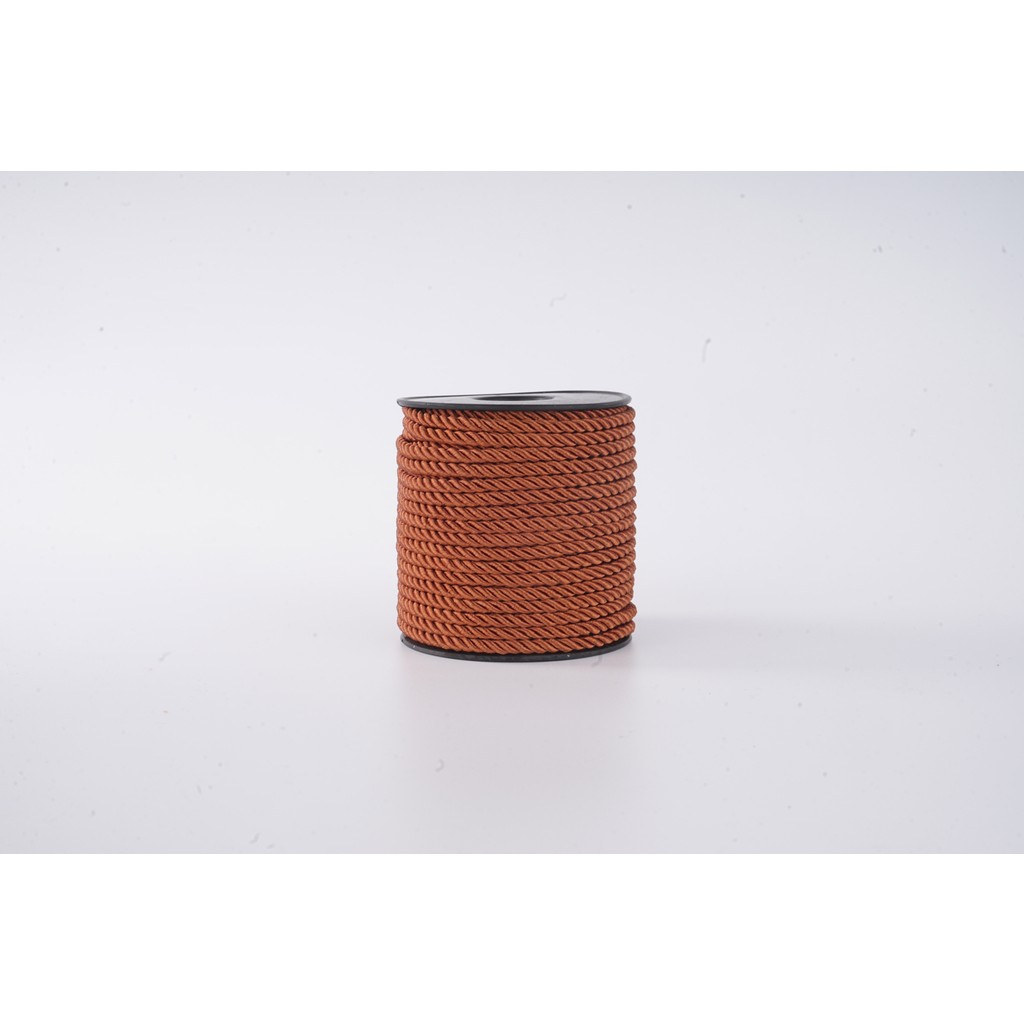 Mefaks Tekstil 3mm Polyester Kordon İp 25 Metre | Makrome & Örgü İpi - Tarçın Diğer Fiyatı
