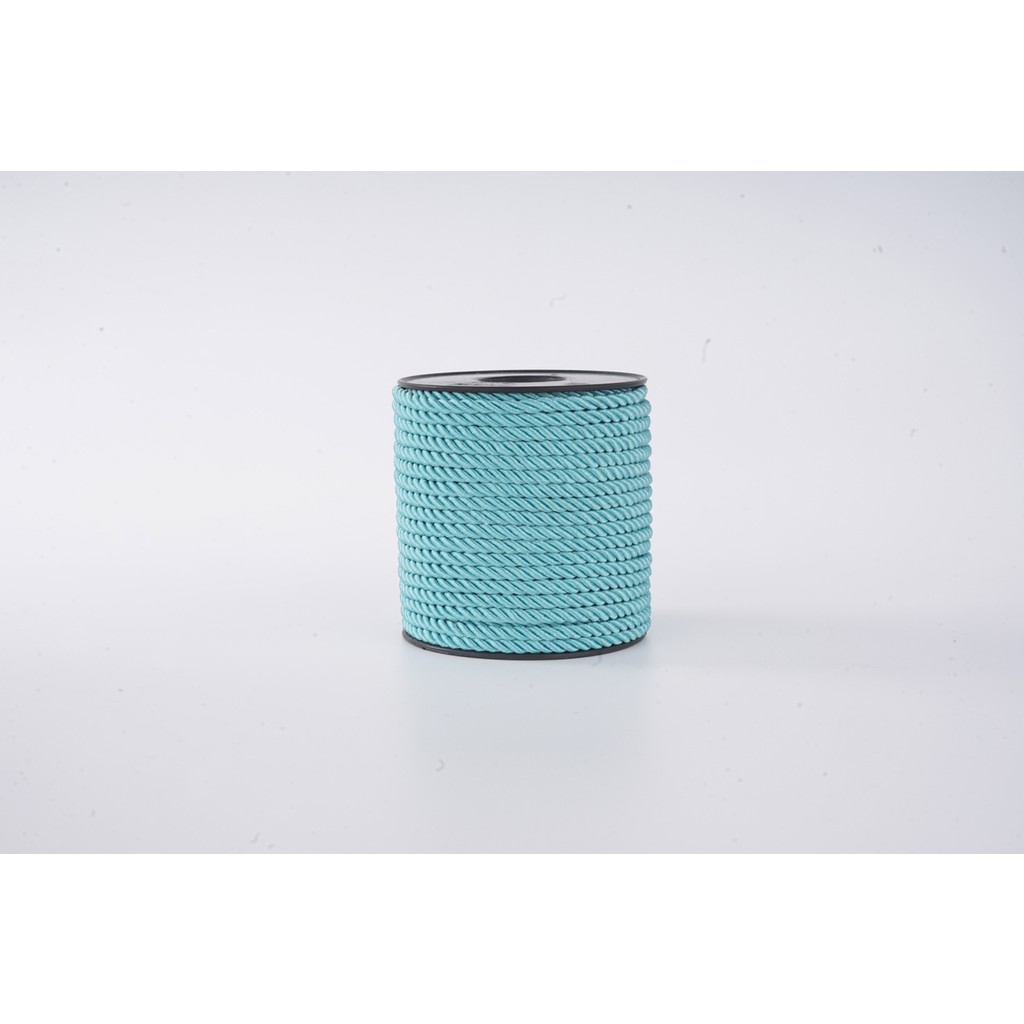 Mefaks Tekstil 3mm Polyester Kordon İp 25 Metre | Makrome & Örgü İpi - Turkuaz Diğer Fiyatı