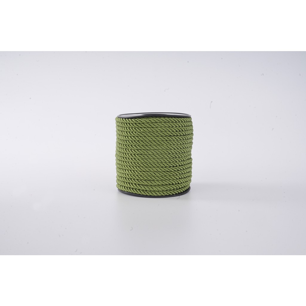 Mefaks Tekstil 3mm Polyester Kordon İp 25 Metre | Makrome & Örgü İpi - Yeşil 026 Diğer Fiyatı