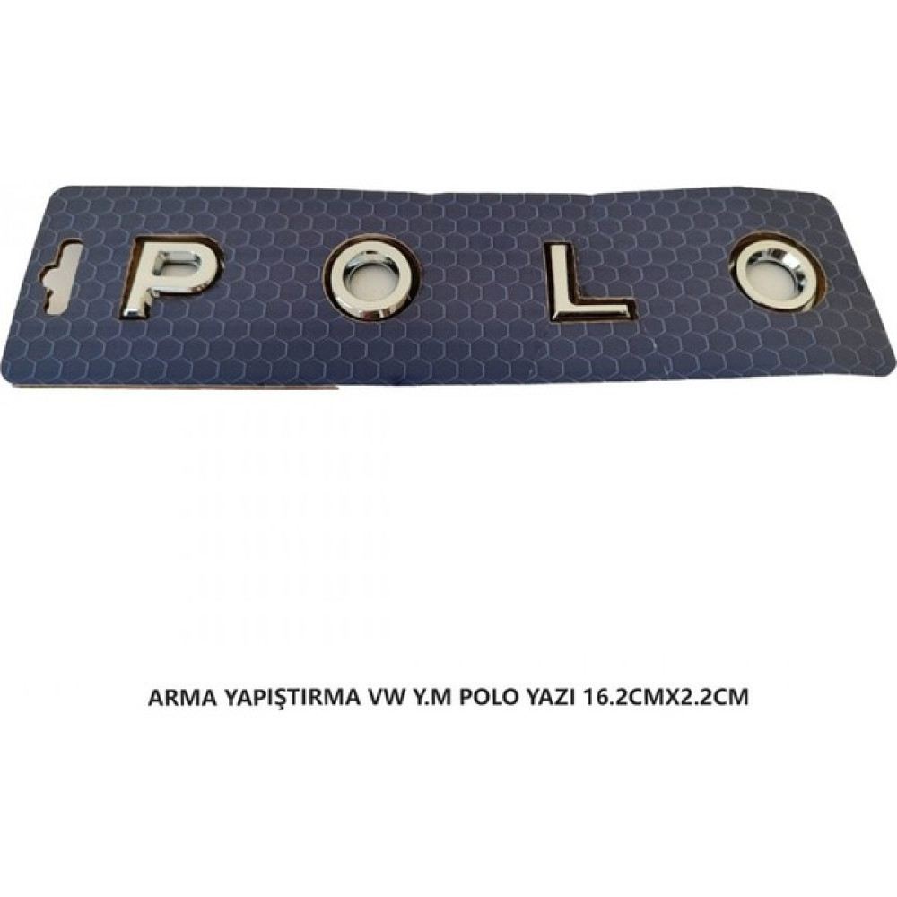 Mefsa Vw Polo Bagaj Yazısı Arma Yapıştırma 16.2cmx2.2cm - 1 - Gri Oto Boyaları Fiyatı