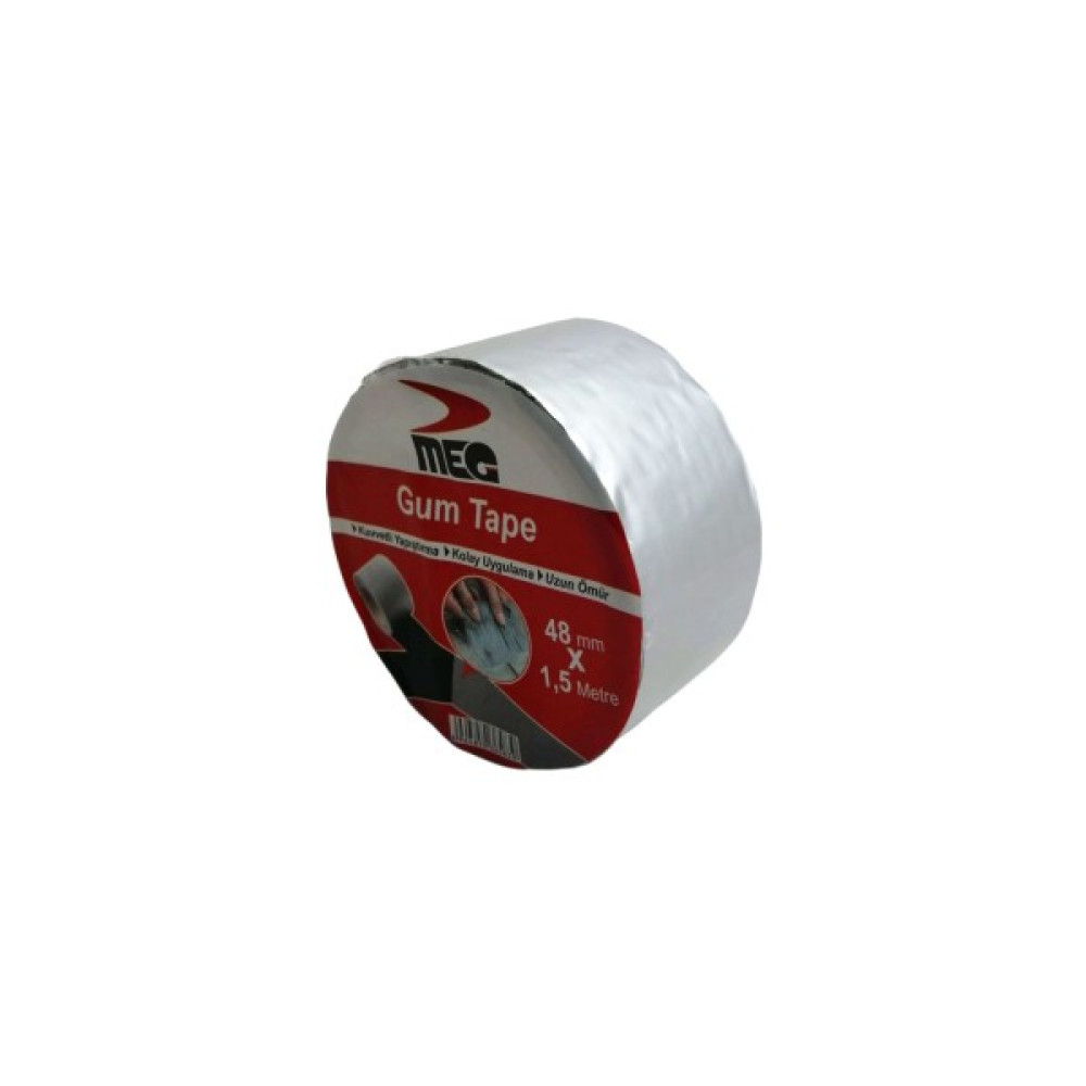 Meg Gum Tape 48MMX1.5MT Su Sızdırmaz Sakız Tamir Bantı Oto Boyaları Fiyatı