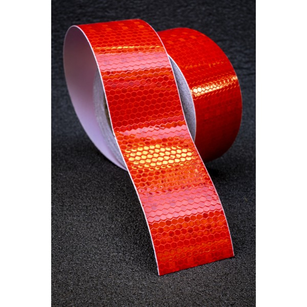Meg Petekli̇ Reflektör Reflekti̇f Bant (Kirmizi) 1 Mt. - 5 cm - 1 mt Nalburiye & Hırdavat Fiyatı