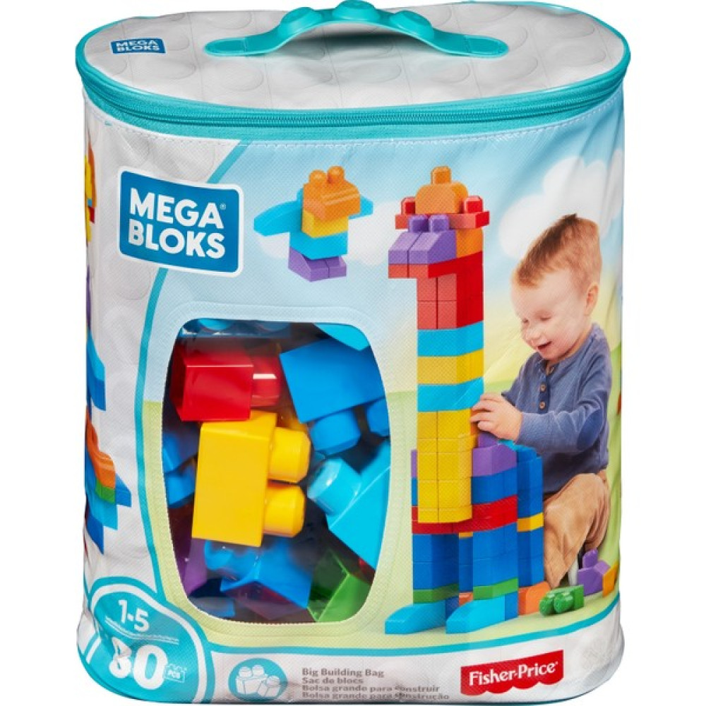 Mega Bloks 80'li Blok Torbaları (Klasik-Mavi) Büyük Boyutlu Bloklar 1 Yaş+ DCH63 Legolar ( Yapım Oyuncakları ) Fiyatı