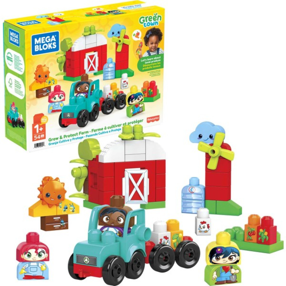 Mega Bloks® Doğa Dostu Çiftlik Seti, Yürüme Çağındaki Çocuklar İçin Yapı Oyuncakları Hdl07 Eğitici Oyuncak Fiyatı