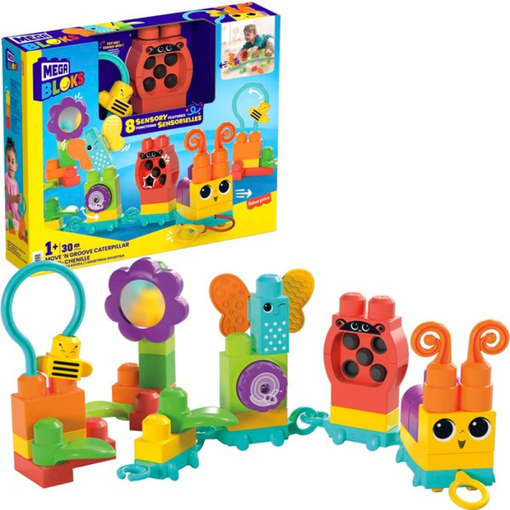 Mega Bloks Hareketli Duyusal Gelişim Tırtılı HKN44 Legolar ( Yapım Oyuncakları ) Fiyatı