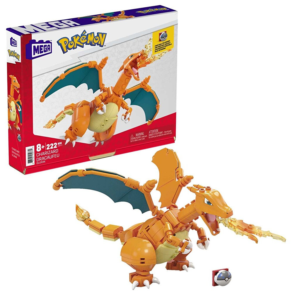 Mega Bloks Mega Construx Pokemon Charizard Figürü Bebek Oyuncakları Fiyatı