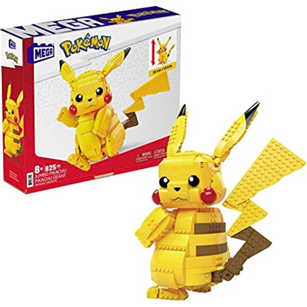 Mega Bloks Mega Construx Pokémon - Jumbo Pikachu Figürü, 6 Yaş ve Üzeri Için Ideal Yapı Oyuncakları FVK81 Legolar ( Yapım Oyuncakları ) Fiyatı