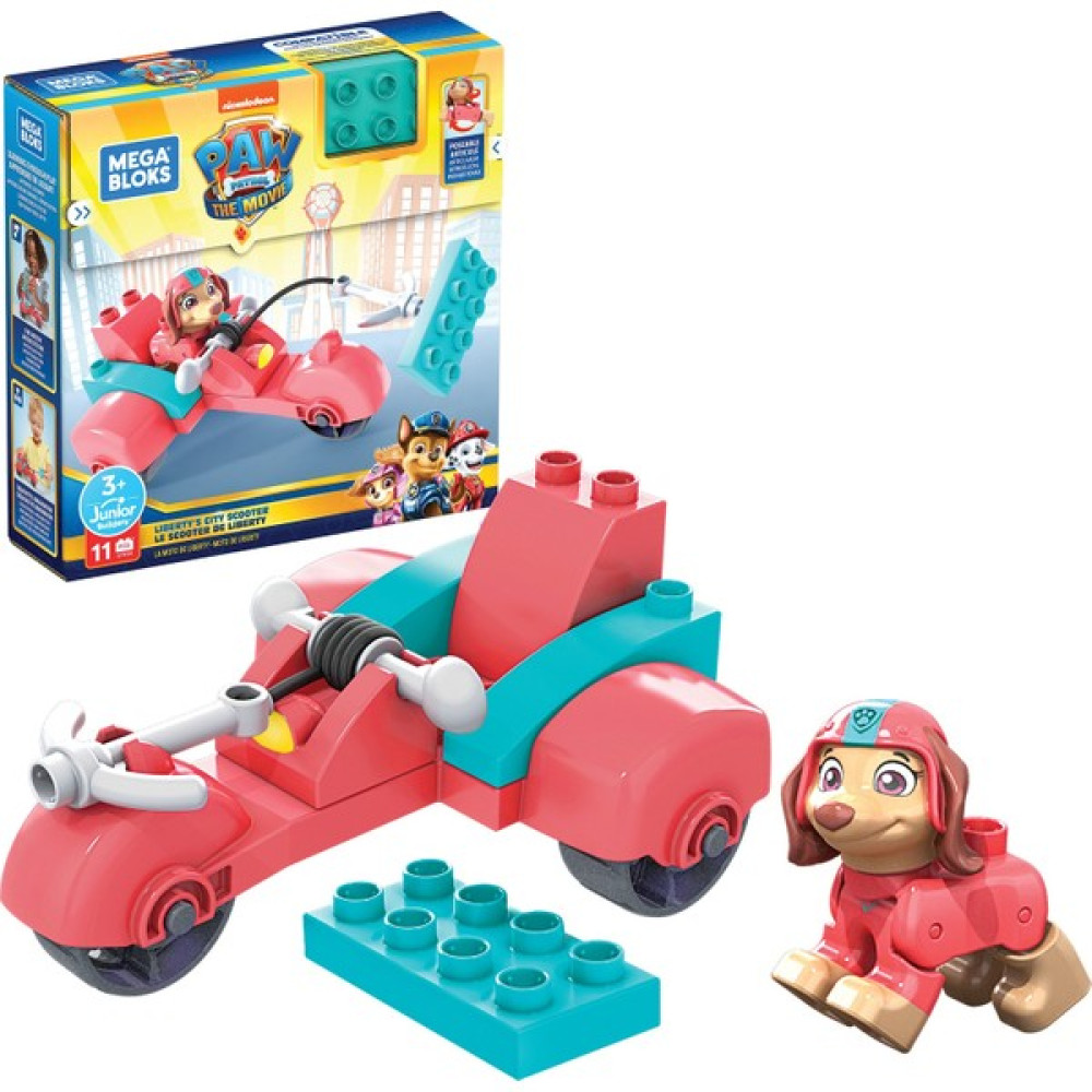 Mega Bloks Paw Patrol Liberty'nin Scooter'I Gyh94, Yürüme Çağındaki Çocuklar İçin Yapı Oyuncakları (11 Parça) Oyuncak Fiyatı