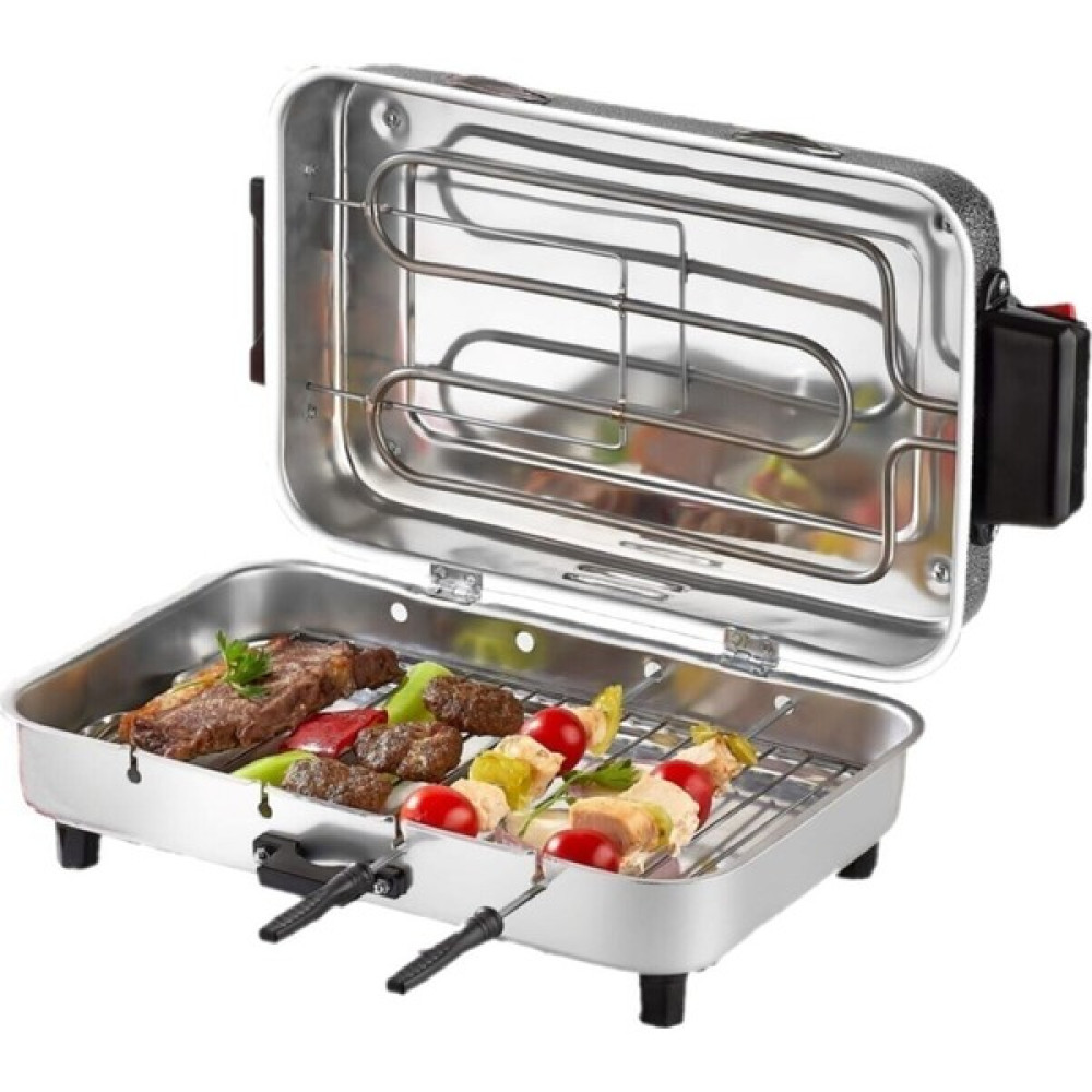 Mega Boy Elektrikli Izgara Mangal Barbekü 1100W 40X11X25CM Elektrikli Izgara-Barbeküler Fiyatı