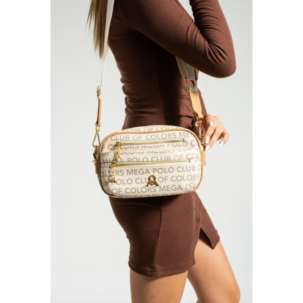 Mega Çanta Paul Brand Monogram Baskılı Mini Boy 3 Bölmeli Kadın Çapraz Omuz Çantası Kum Taba 23X16CM PBM630 Bayan Çanta ve Cüzdan Fiyatı