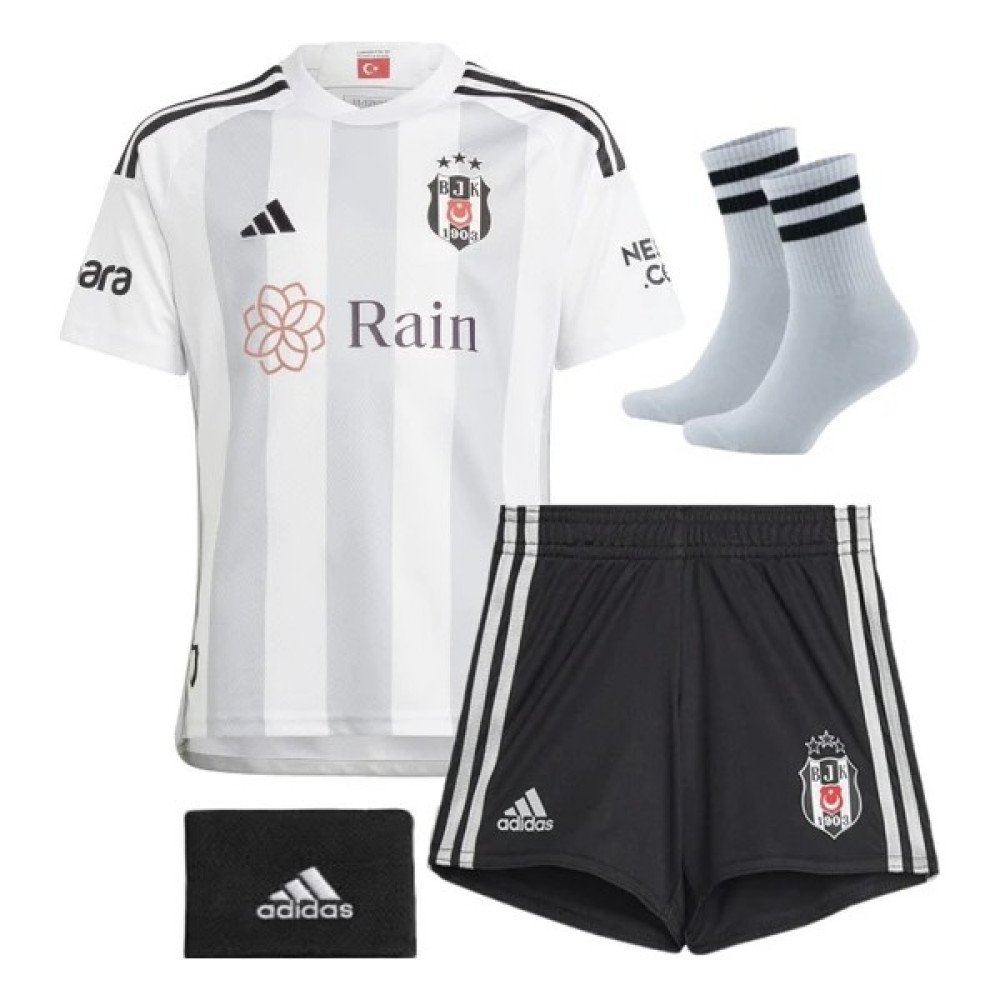 Mega Fusion Beşiktaş Gri 2023/24 Sezon Isimsiz Çocuk Futbol Forması Çorap Bileklik Hediye Futbol Malzemeleri Fiyatı