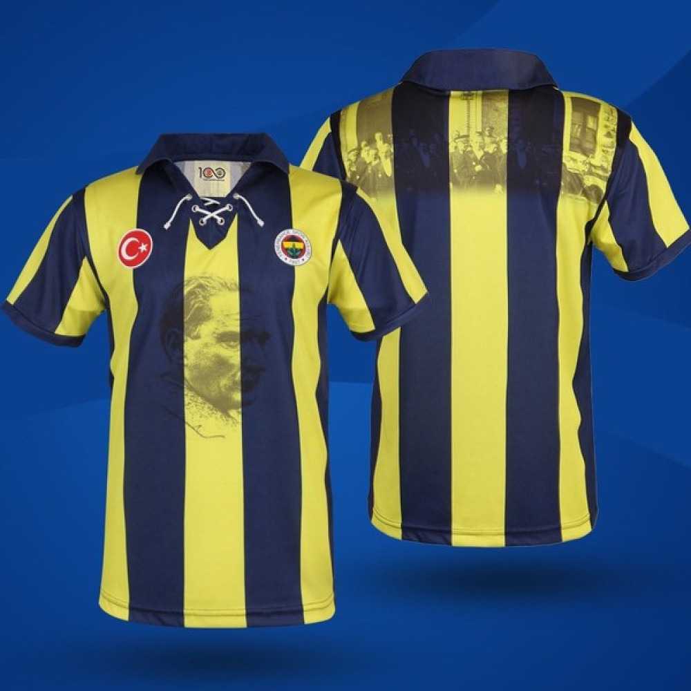 Mega Fusion Fenerbahçe 100.YIL Cumhuriyet Yılına Özel Isimsiz Yetişkin Futbol Forması Futbol Malzemeleri Fiyatı